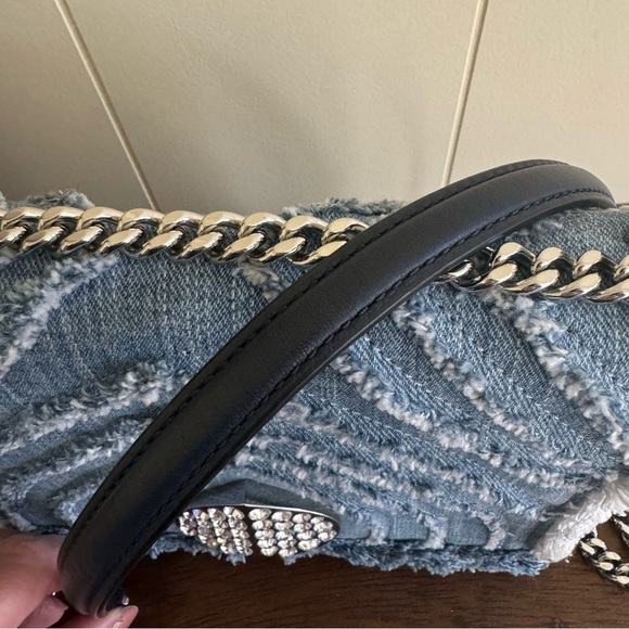 Kate Spade Amelia Denim Jewel Convertible Crossbody Bag NWOT - Picture 12 of 16